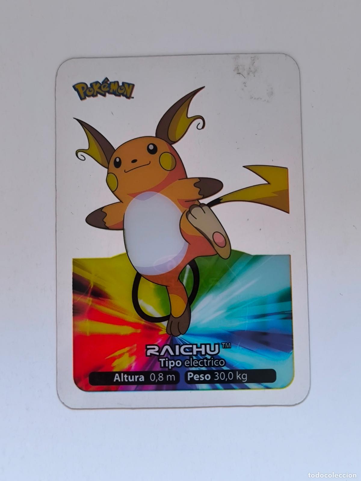 Trading cards: POKEMON LAMINCARDS - N&ordm; 026 / 26 RAICHU - CARD / CARTA - EDIBAS 2005 - ESPA&Ntilde;OL (Z7A2)