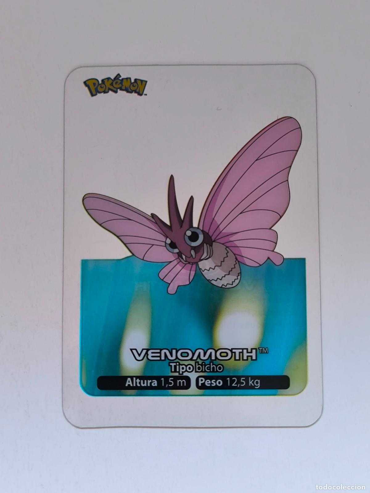 Trading cards: POKEMON LAMINCARDS - N&ordm; 049 / 49 VENOMOTH - CARD / CARTA - EDIBAS 2005 - ESPA&Ntilde;OL (Z7A2)