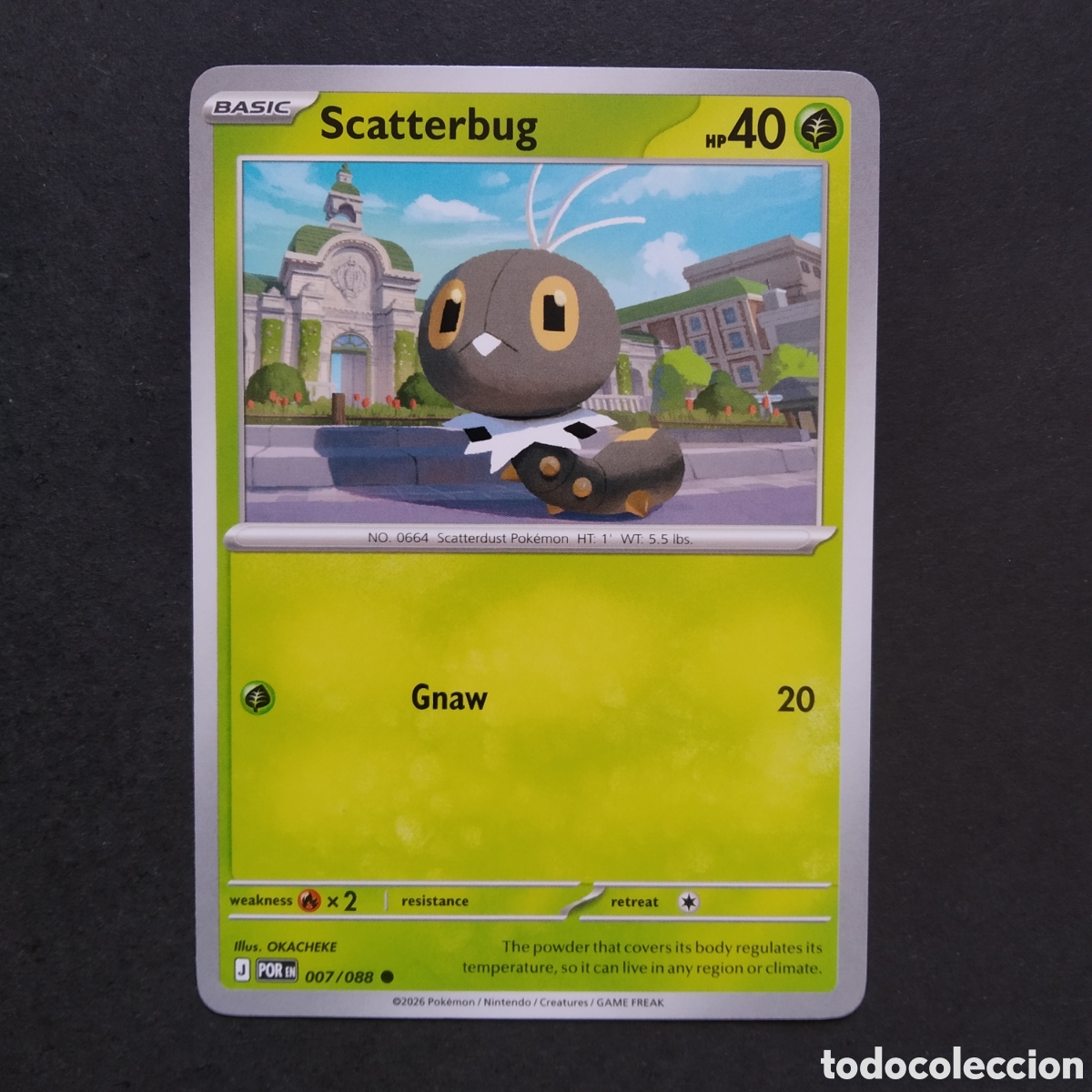 Figurine Collezionabili: CARTA TCG - N&ordm; 007 - SCATTERBUG - PERFECT ORDER - POK&Eacute;MON - EN INGL&Eacute;S