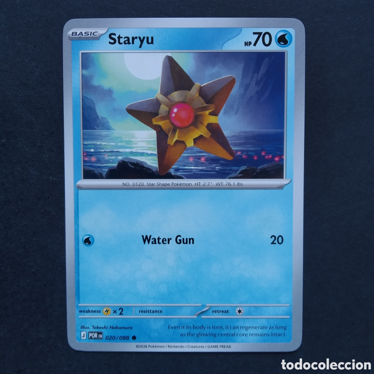 Trading cards: CARTA TCG - N&ordm; 020 - STARYU - PERFECT ORDER - POK&Eacute;MON - EN INGL&Eacute;S