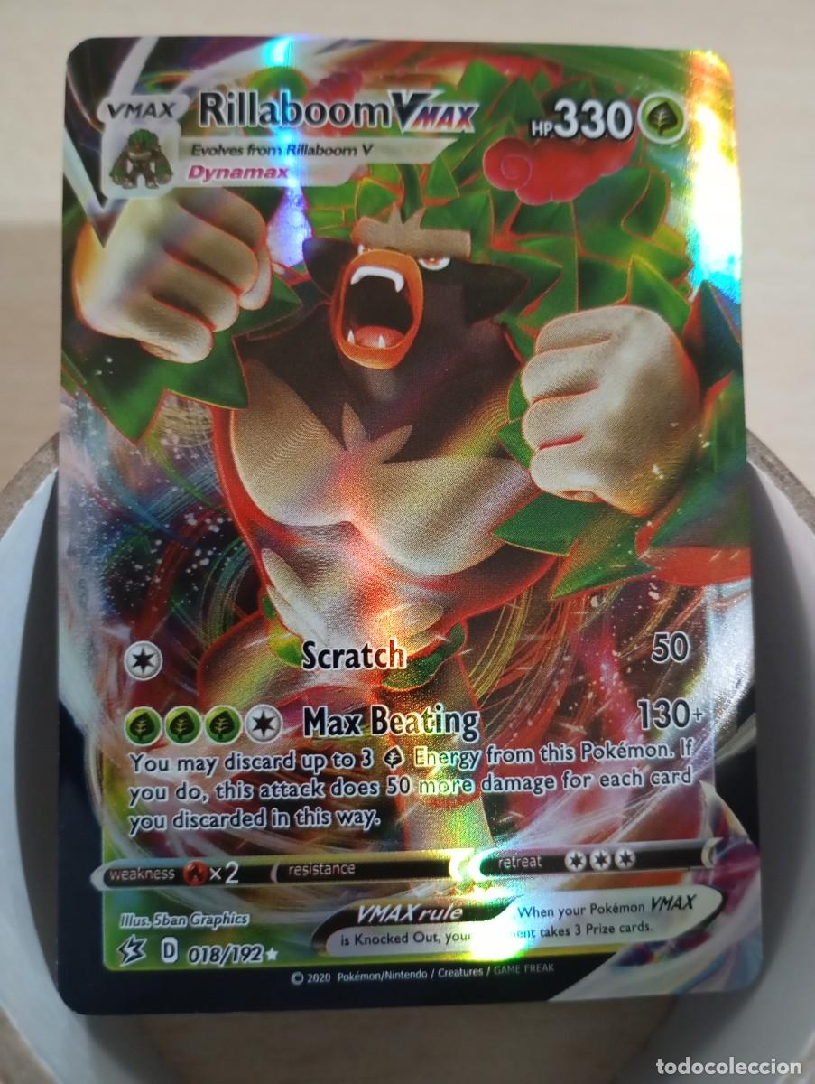 Trading cards: Carta Pok&eacute;mon Rillaboom VMAX Holo Proxy