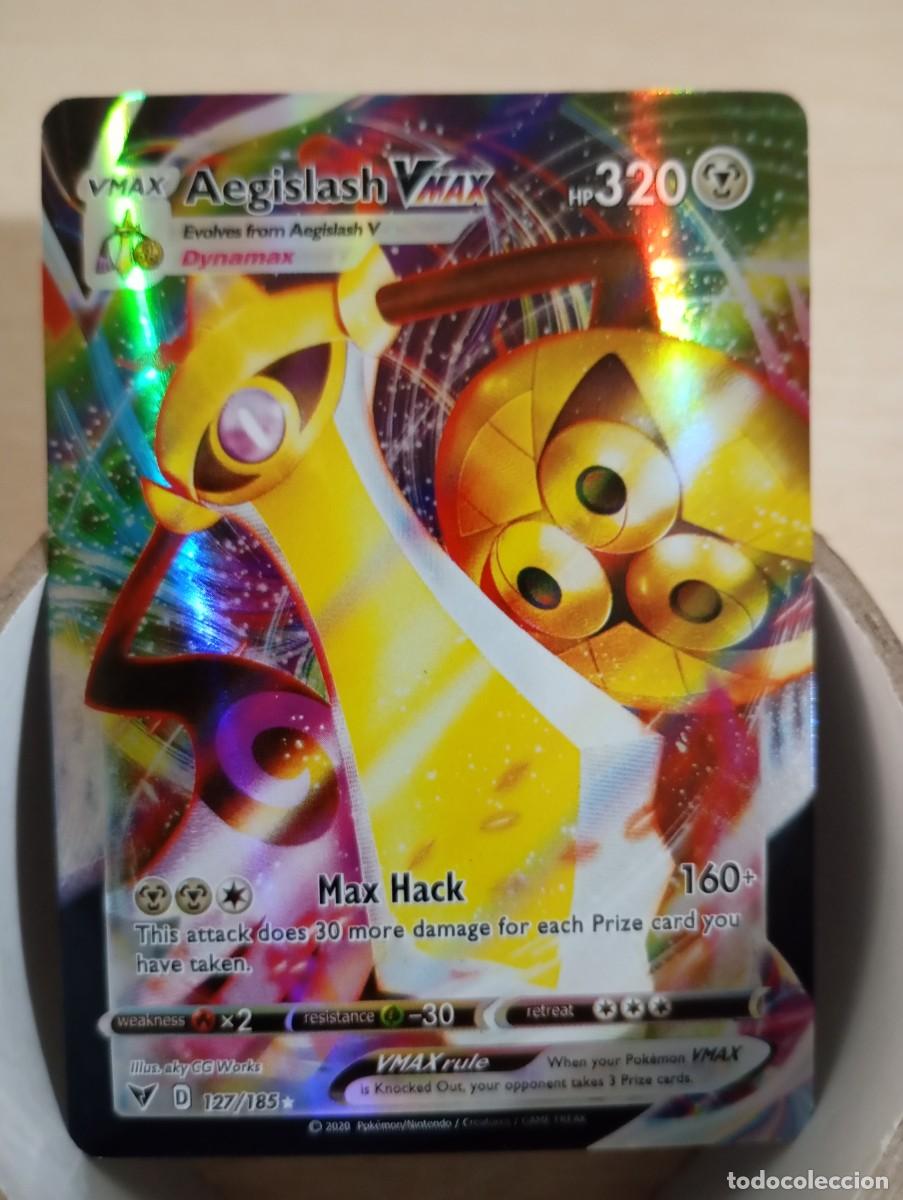 Trading cards: Carta Pok&eacute;mon Aegislash VMAX Holo Proxy