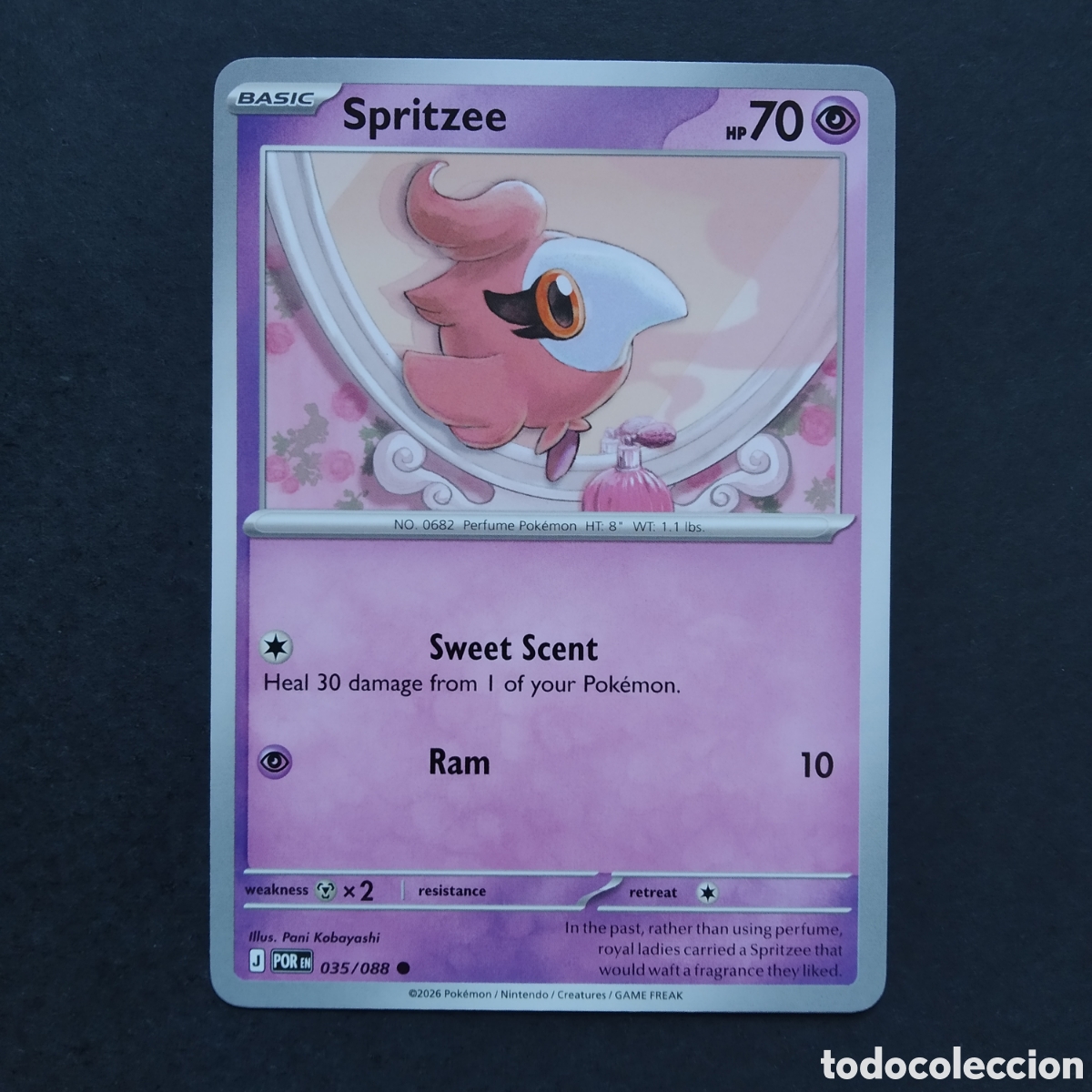 Trading cards: CARTA TCG - N&ordm; 035 - SPRITZEE - PERFECT ORDER - POK&Eacute;MON - EN INGL&Eacute;S