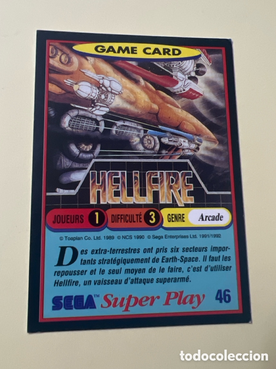 Trading cards: C3200. CROMO CARD COLECCION VIDEOJUEGOS SEGA SUPER PLAY -- PANINI -- N&ordm; 46