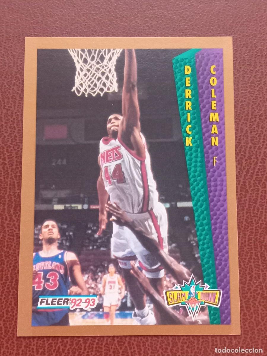 Trading cards: Card 296 Derrick Coleman Fleer 1992-93