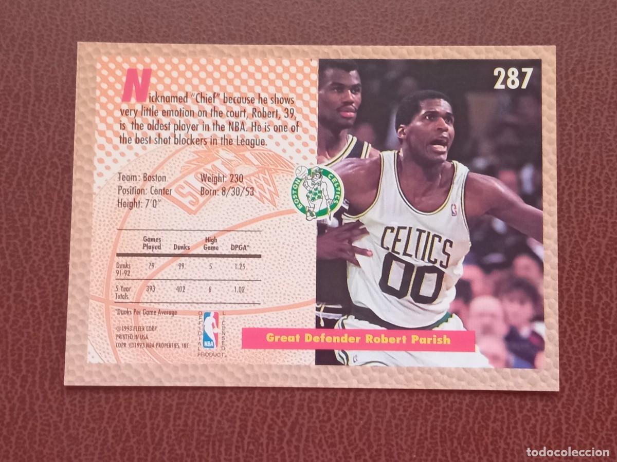 Trading cards: Card 287 Robert Parish Fleer 1992-93 - Foto 2