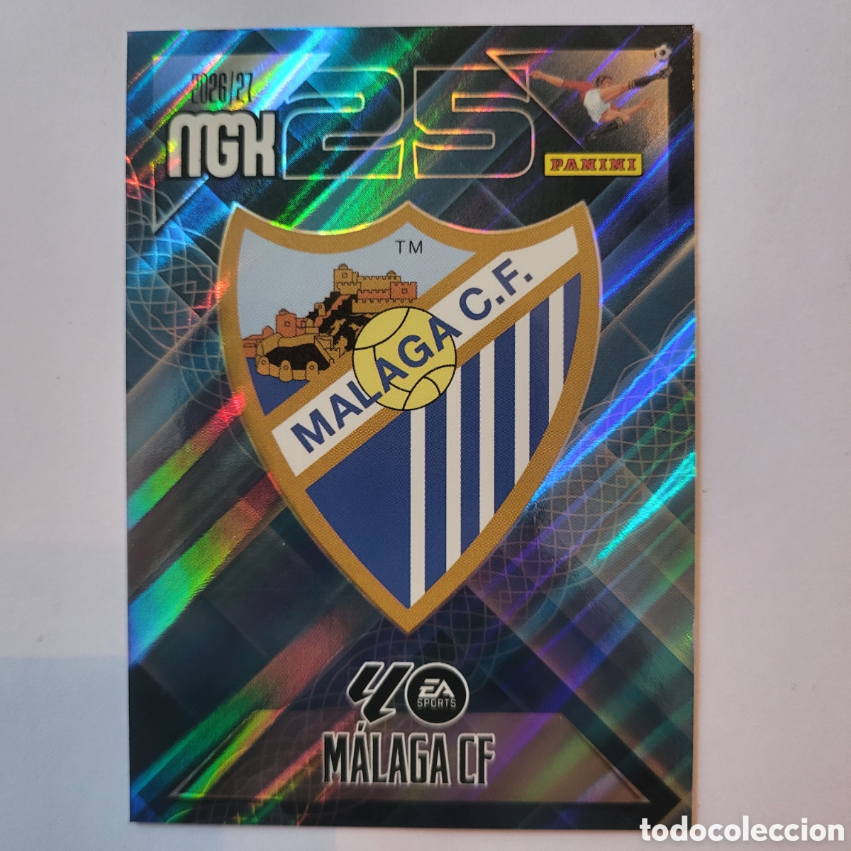 Cartas Colecion&aacute;veis: 235 M&aacute;laga CF [Escudo] / Megacracks 2026