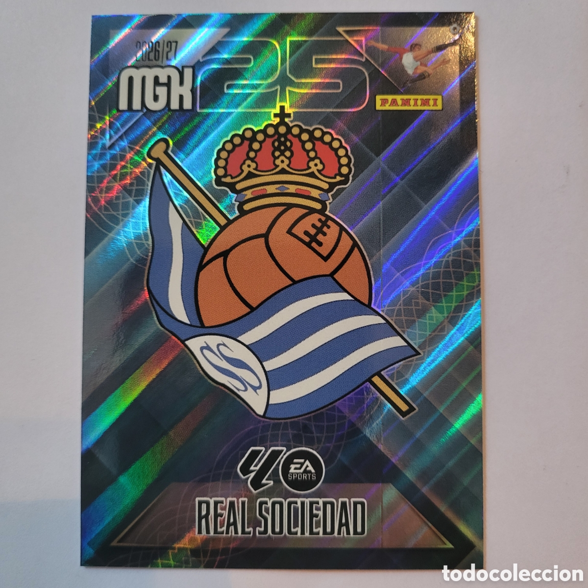 Trading cards: 307 Real Sociedad [Escudo] / Megacracks 2026