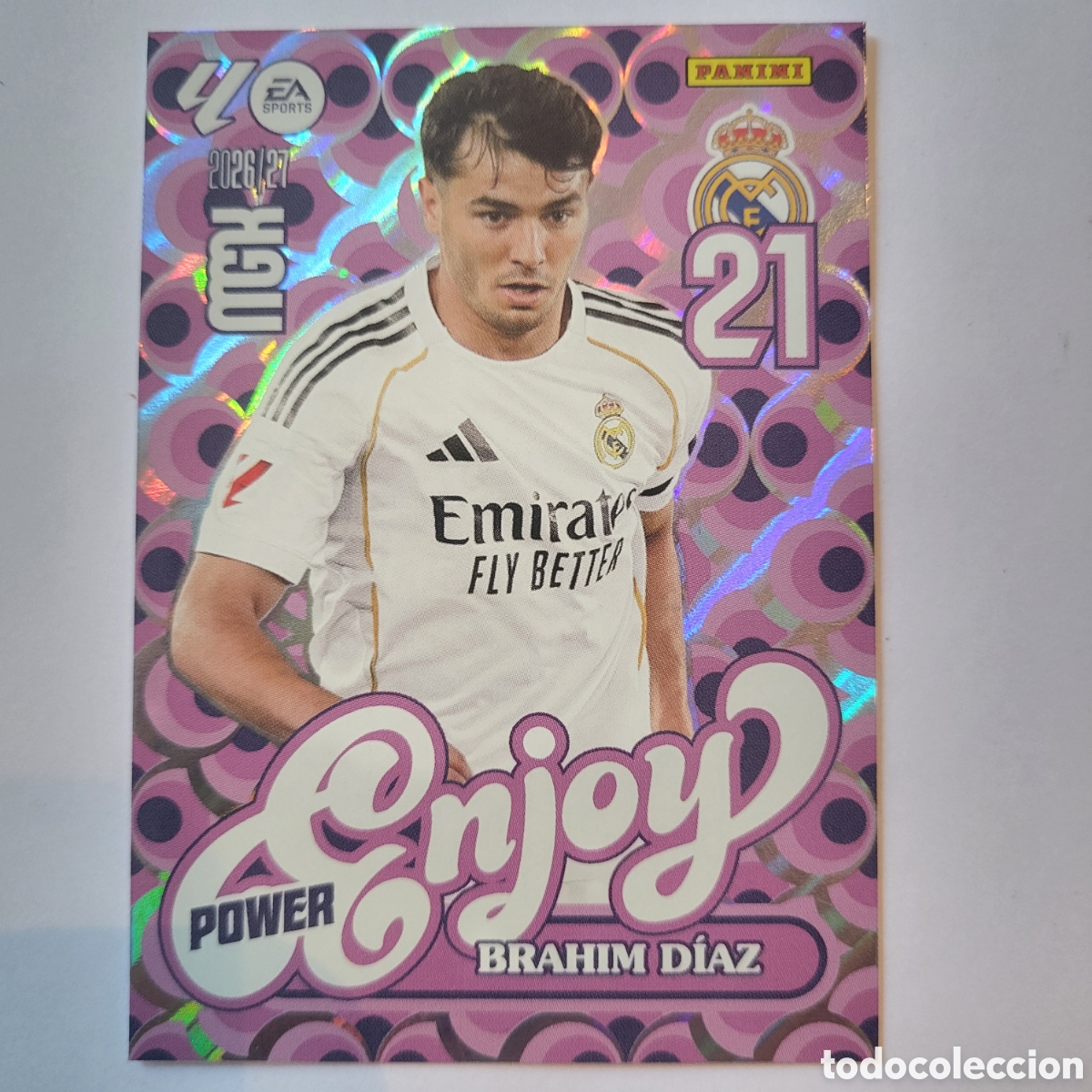 Trading cards: 380P Brahim D&iacute;az Enjoy [Power] / Megacracks 2026