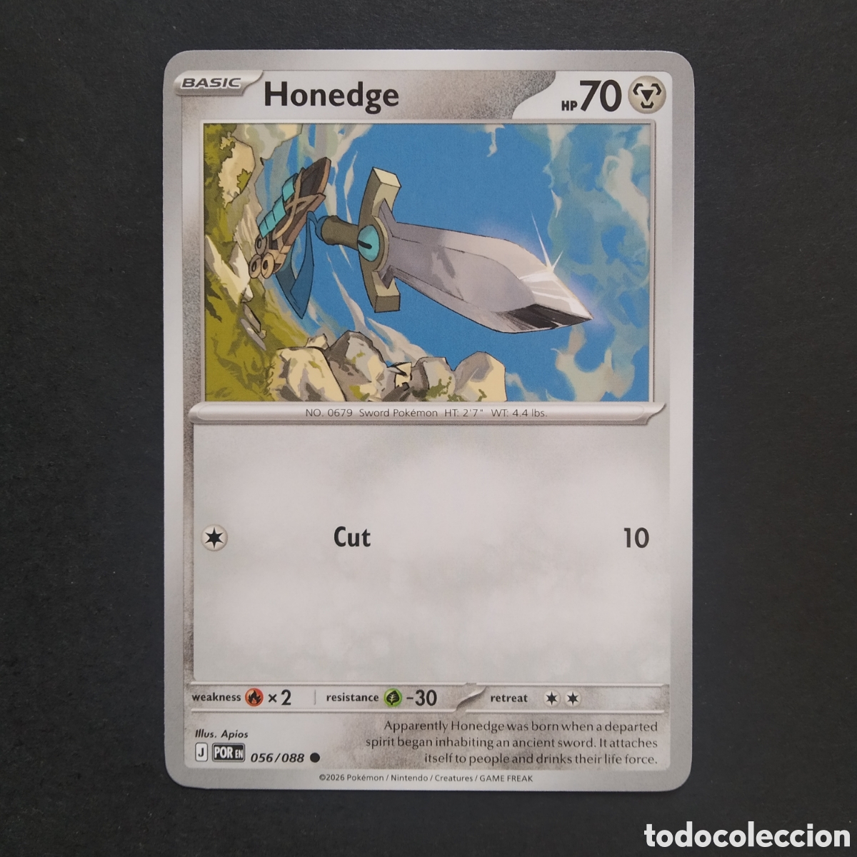 Cartas Colecion&aacute;veis: CARTA TCG - N&ordm; 056 - HONEDGE - PERFECT ORDER - POK&Eacute;MON - EN INGL&Eacute;S