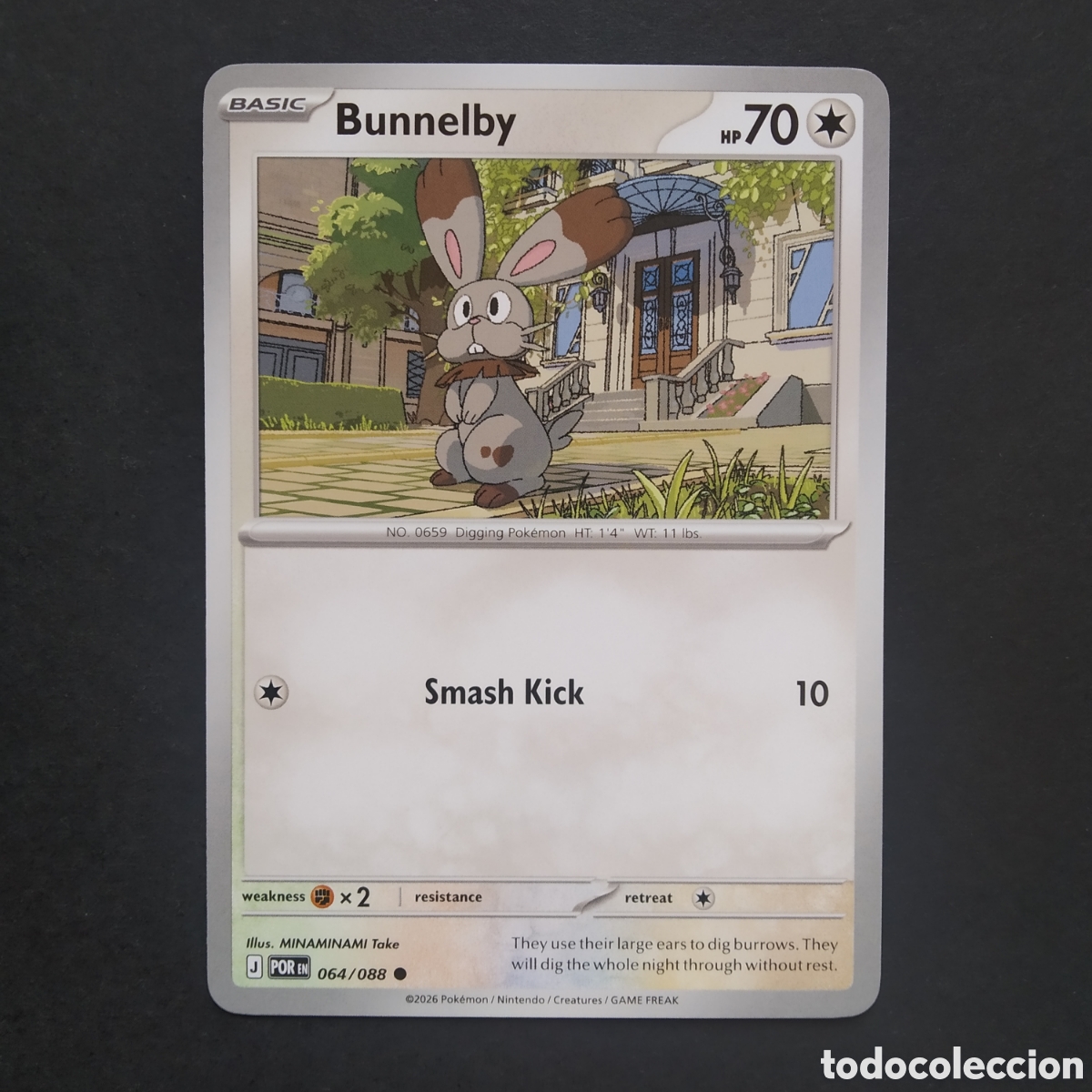 Trading cards: CARTA TCG - N&ordm; 064 - BUNNELBY - PERFECT ORDER - POK&Eacute;MON - EN INGL&Eacute;S