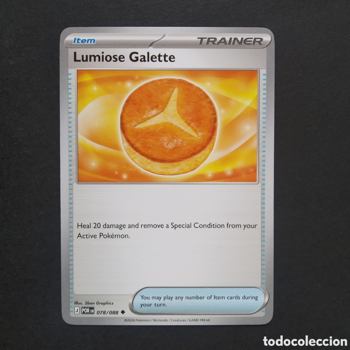Trading cards: CARTA TCG - N&ordm; 078 - LUMIOSE GALETTE - PERFECT ORDER - POK&Eacute;MON - EN INGL&Eacute;S