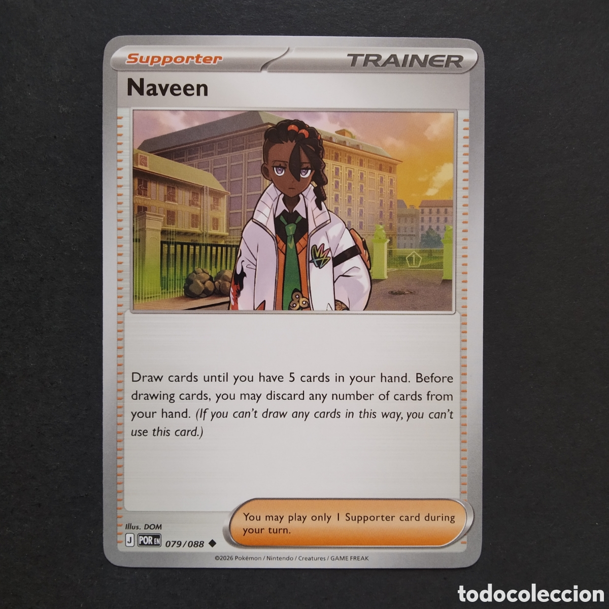Trading cards: CARTA TCG - N&ordm; 079 - NAVEEN - PERFECT ORDER - POK&Eacute;MON - EN INGL&Eacute;S