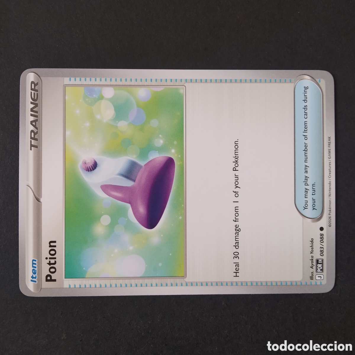 Trading cards: CARTA TCG - N&ordm; 083 - POTION - PERFECT ORDER - POK&Eacute;MON - EN INGL&Eacute;S