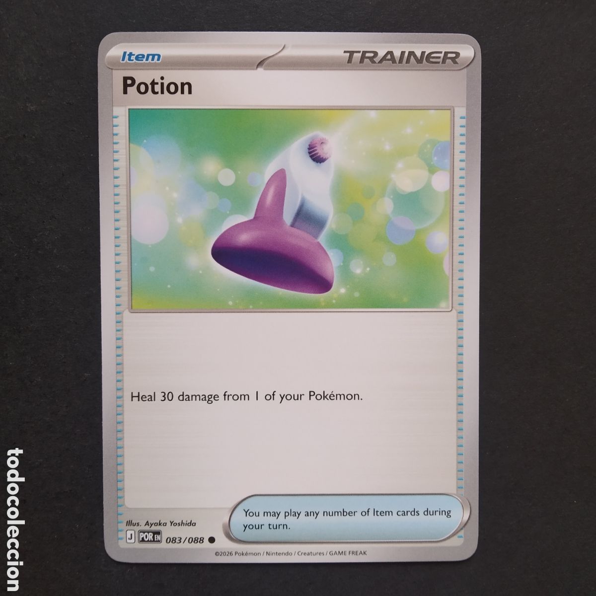 Trading cards: CARTA TCG - N&ordm; 083 - POTION - PERFECT ORDER - POK&Eacute;MON - EN INGL&Eacute;S