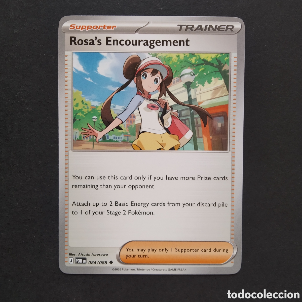 Trading cards: CARTA TCG - N&ordm; 084 - ROSA'S ENCOURAGEMENT - PERFECT ORDER - POK&Eacute;MON - EN INGL&Eacute;S