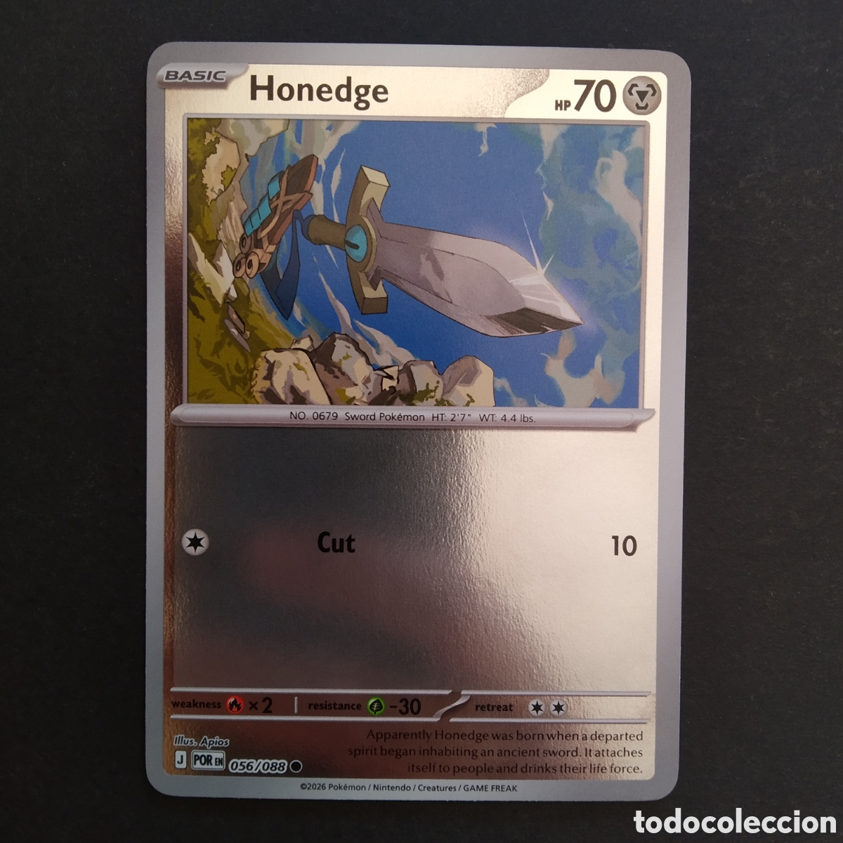 Trading cards: CARTA TCG - N&ordm; 056 - HONEDGE (HOLOGR&Aacute;FICA) - PERFECT ORDER - POK&Eacute;MON - EN INGL&Eacute;S