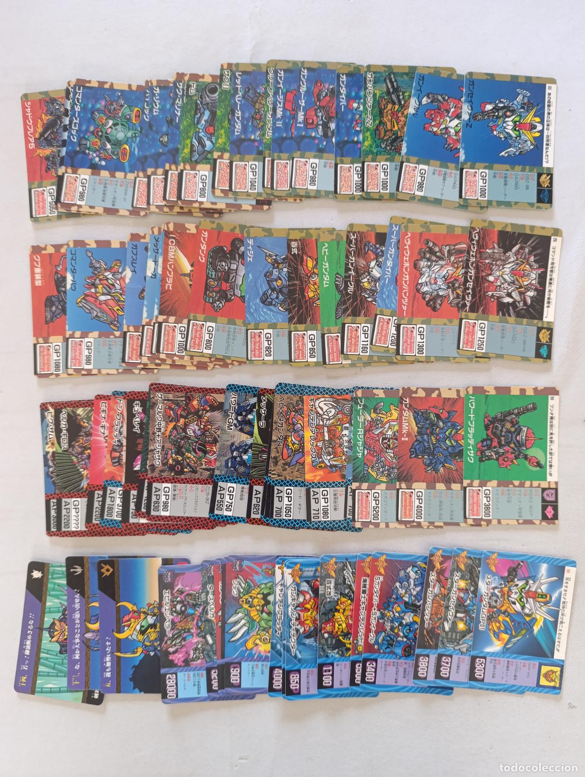 Trading Cards: LOTE 68 CARDDASS SD GUNDAM - BANDAI 1990 / 1991 / 1992 - CARD / JAPON (D7Aw)
