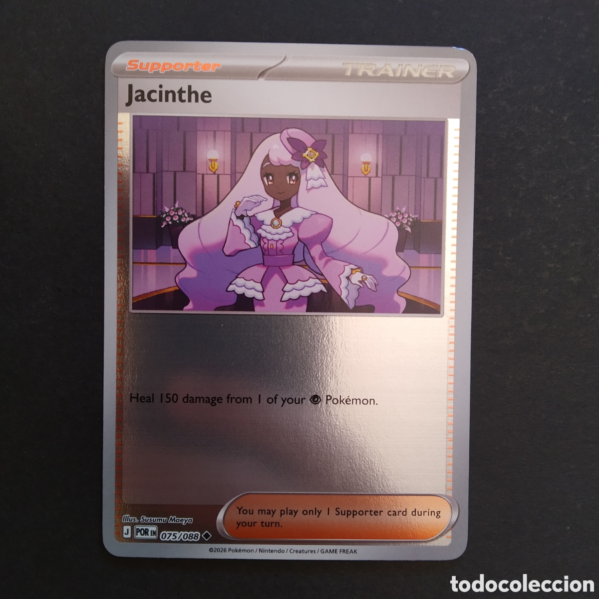 Trading cards: CARTA TCG - N&ordm; 075 - JACINTHE (HOLOGR&Aacute;FICA) - PERFECT ORDER - POK&Eacute;MON - EN INGL&Eacute;S