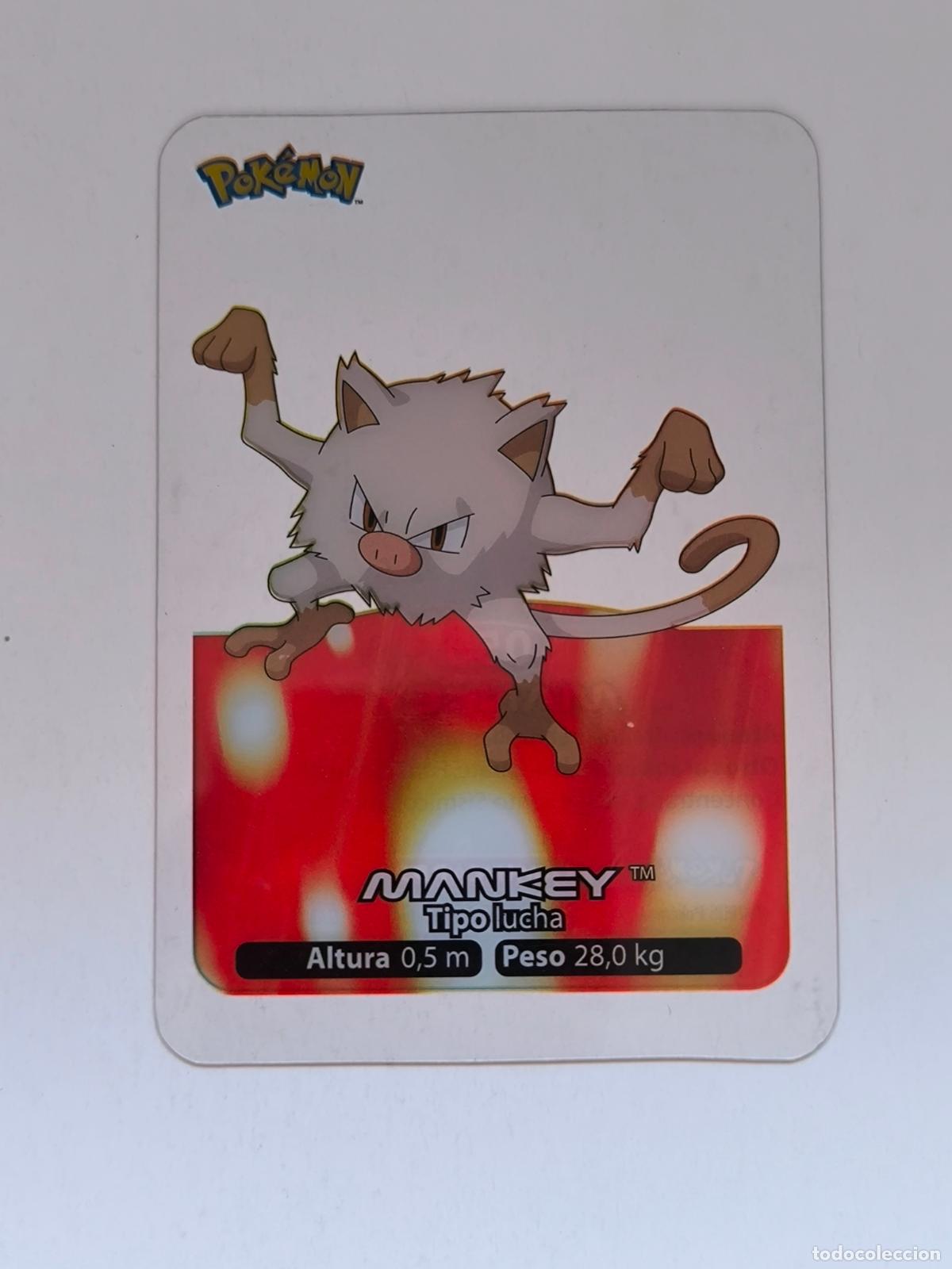 Trading cards: POKEMON LAMINCARDS - N&ordm; 056 / 56 MANKEY - CARD / CARTA - EDIBAS 2005 - ESPA&Ntilde;OL (Z7A2)