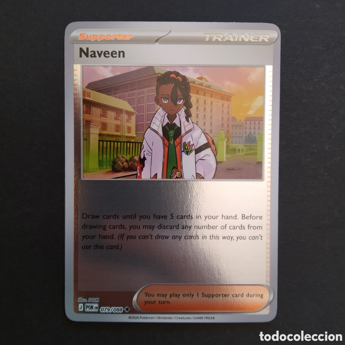 Trading cards: CARTA TCG - N&ordm; 079 - NAVEEN (HOLOGR&Aacute;FICA) - PERFECT ORDER - POK&Eacute;MON - EN INGL&Eacute;S
