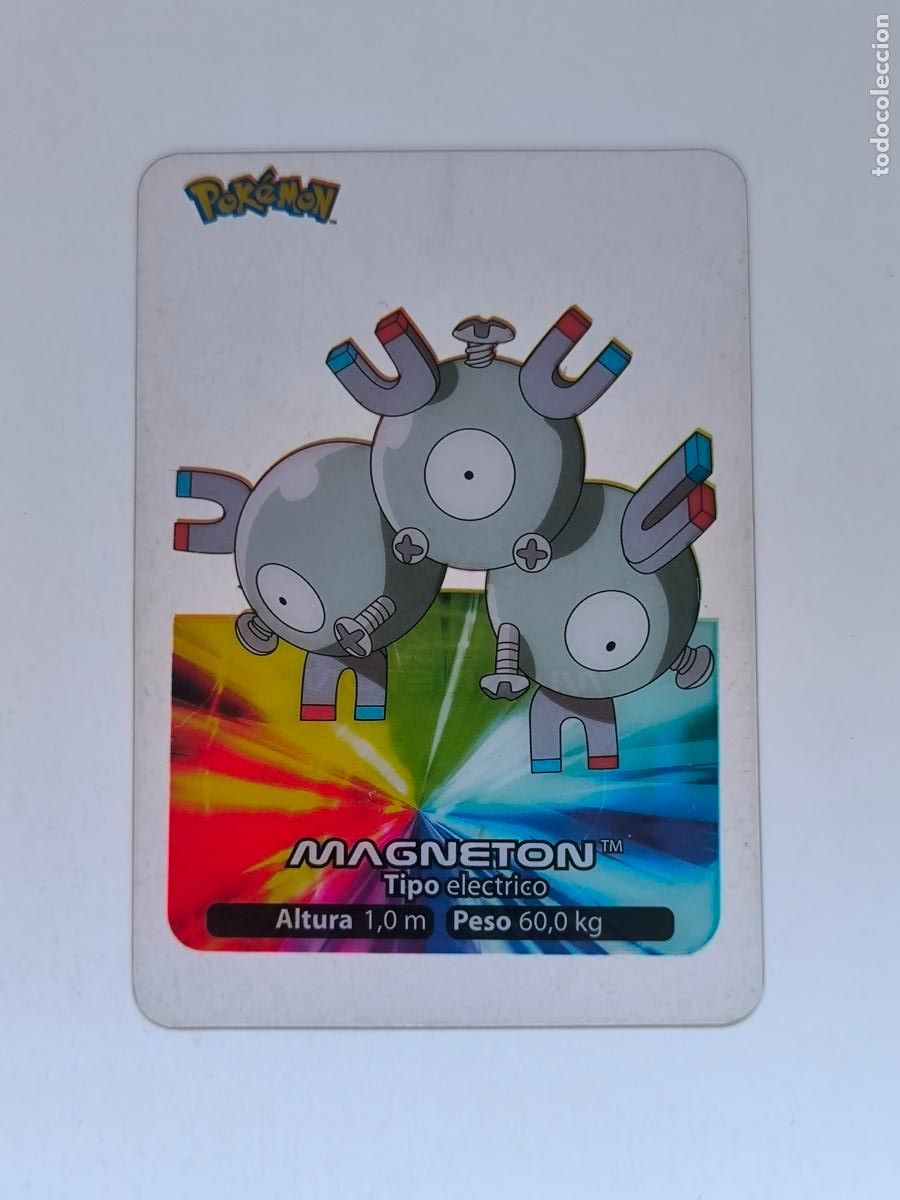 Trading cards: POKEMON LAMINCARDS - N&ordm; 082 / 82 MAGNETON - CARD / CARTA - EDIBAS 2005 - ESPA&Ntilde;OL (Z7A2)