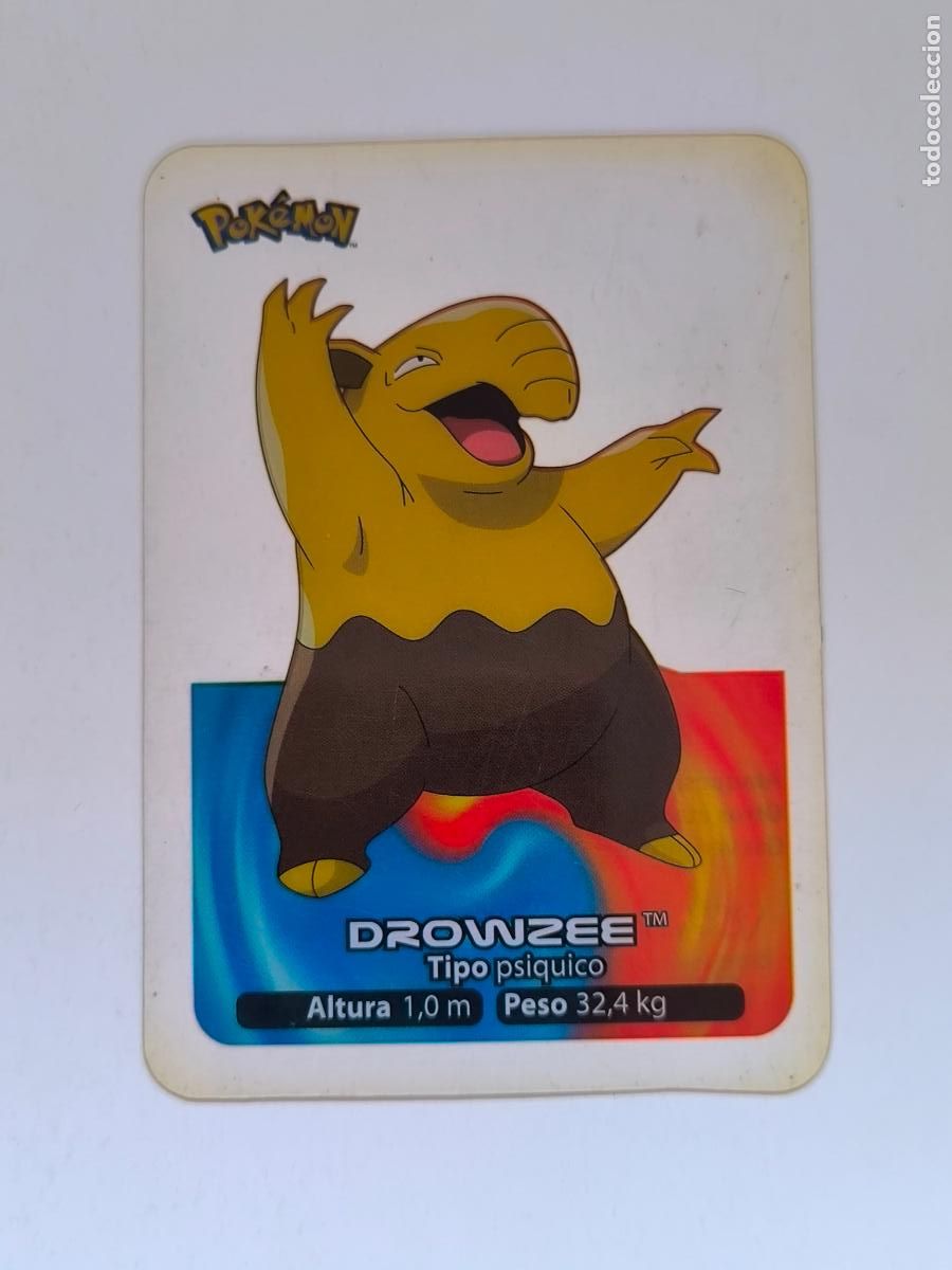 Trading cards: POKEMON LAMINCARDS - N&ordm; 096 / 96 DROWZEE - CARD / CARTA - EDIBAS 2005 - ESPA&Ntilde;OL (Z7A2)