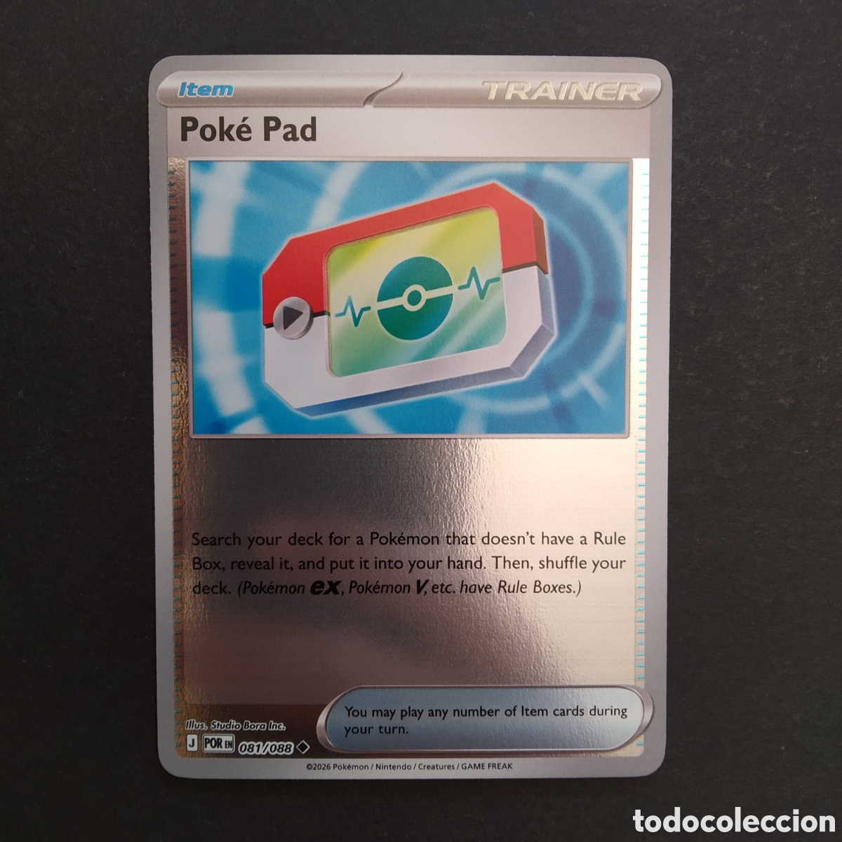 Trading cards: CARTA TCG - N&ordm; 081 - POK&Eacute; PAD (HOLOGR&Aacute;FICA) - PERFECT ORDER - POK&Eacute;MON - EN INGL&Eacute;S