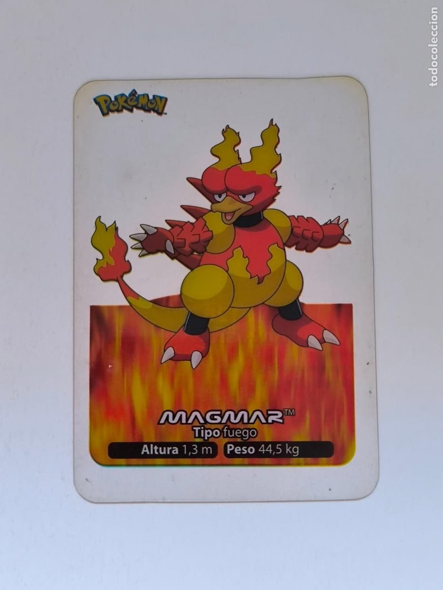 Trading cards: POKEMON LAMINCARDS - N&ordm; 126 MAGMAR - CARD / CARTA - EDIBAS 2005 - ESPA&Ntilde;OL (Z7A2)