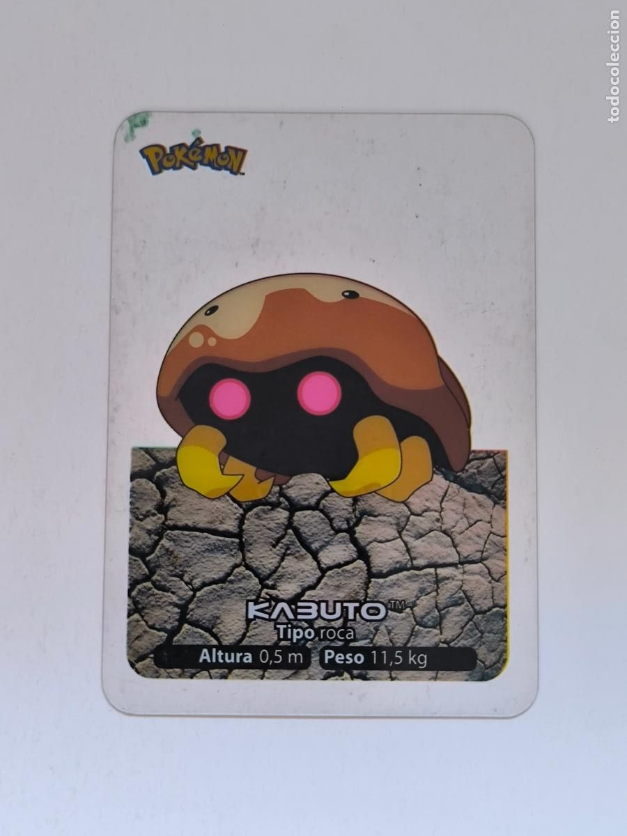 Trading cards: POKEMON LAMINCARDS - N&ordm; 140 KABUTO - CARD / CARTA - EDIBAS 2005 - ESPA&Ntilde;OL (Z7A2)