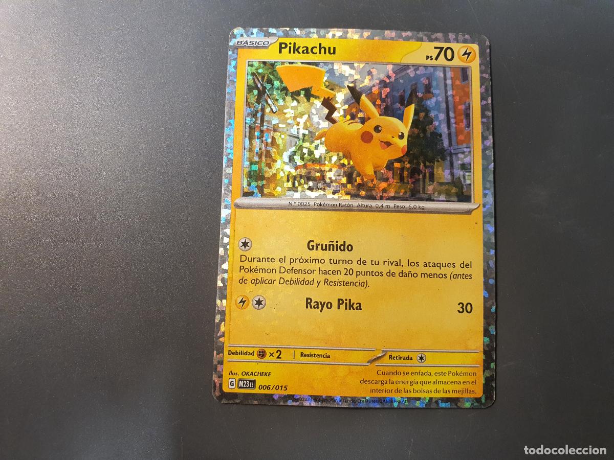 Trading cards: CARTA CARD - POKEMON MCDONALDS MC DONALDS 2023 -- CARTAS CROMOS - N&ordm; 6 PIKACHU HOLO