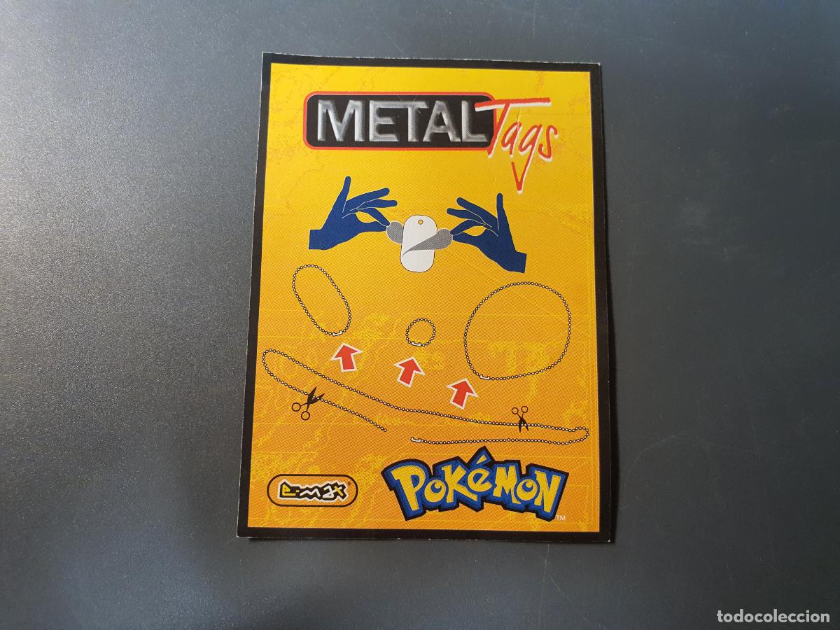 Trading cards: CROMO TARJETA EMAX - POKEMON METAL TAGS -- A&Ntilde;O 2006 -