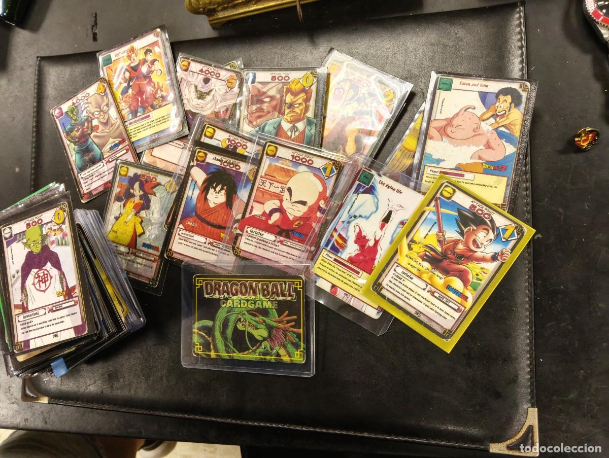 Trading cards: LOTE DE 120 CARTAS / CARDS SURTIDAS DRAGONBALL / DRAGON BALL - TRASERA DRAGON VERDE