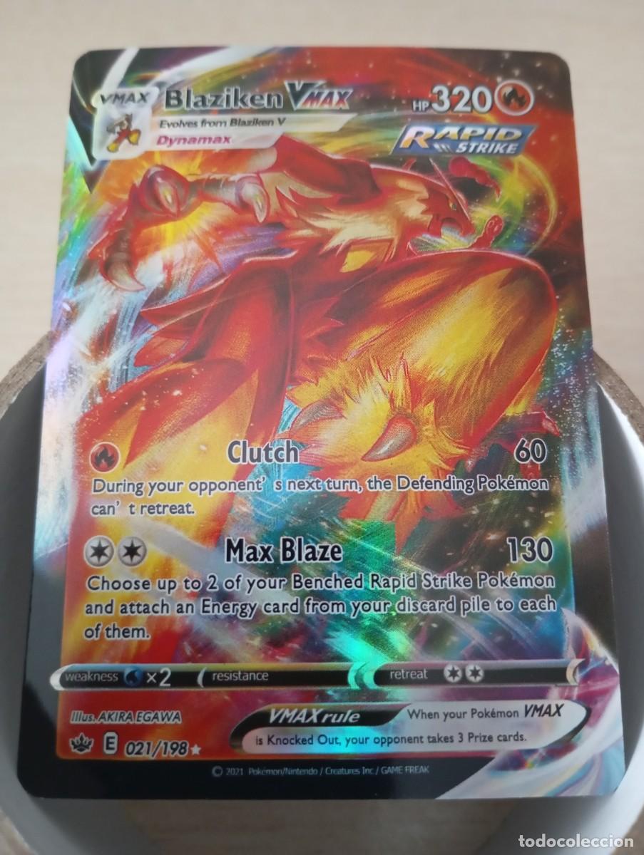 Cartes &agrave; &Eacute;changer: Carta Pok&eacute;mon Blaziken VMAX Holo Proxy