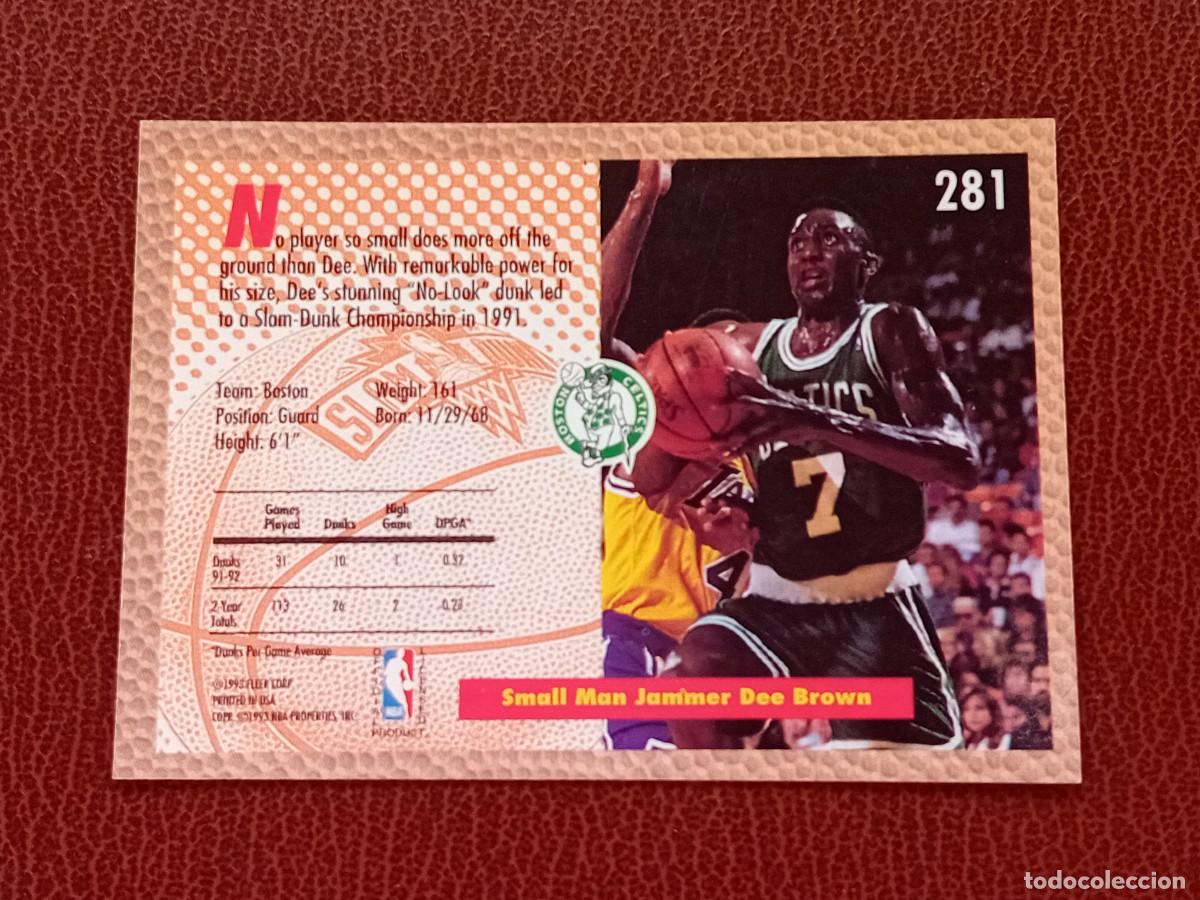 Trading cards: Card 281 Dee Brown Fleer 1992-93 - Foto 2
