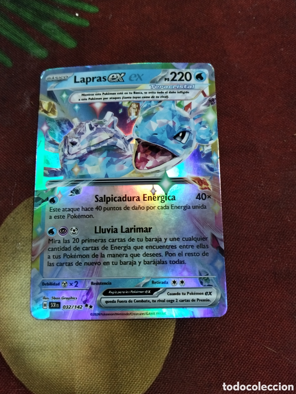 Trading cards: Carta pokemon laprasex