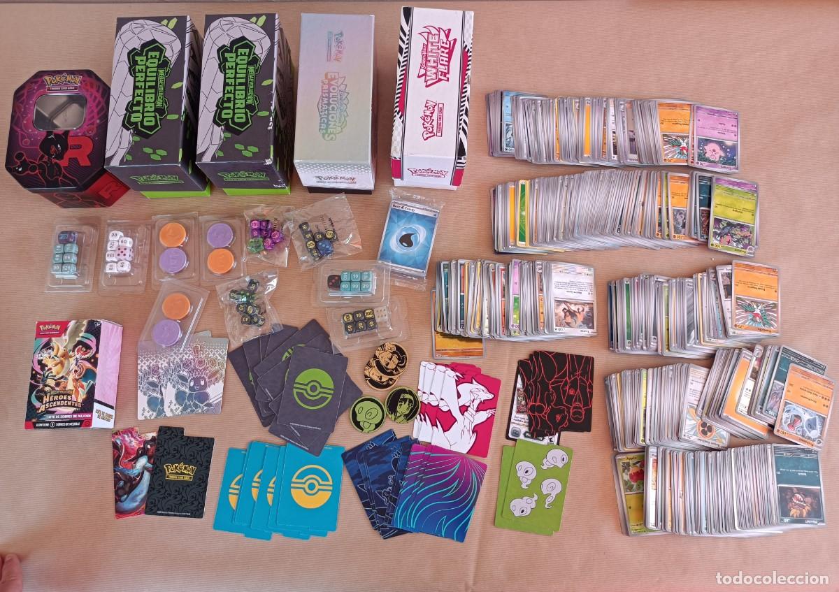 Trading cards: 700 CARTAS POKEMON M&Aacute;S ACCESORIOS