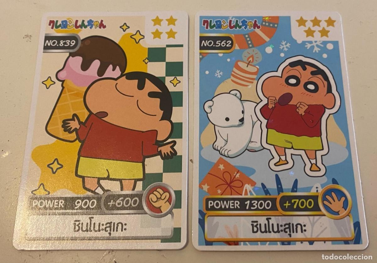 Trading cards: 2 trading cards de 'Crayon Shin Chan'. Edici&oacute;n japonesa. A&ntilde;o 2023. Nuevas.