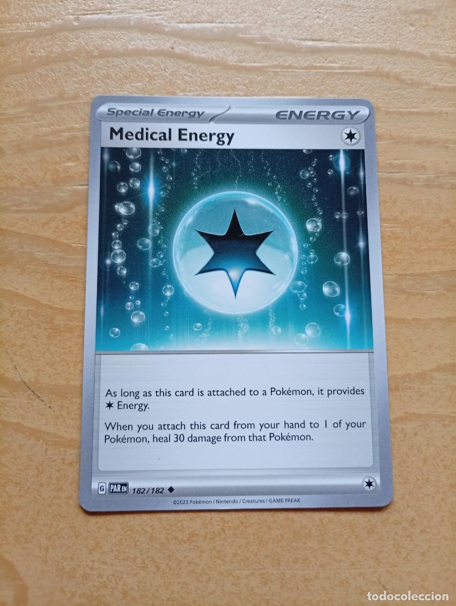 Trading cards: Carta de Energ&iacute;a Especial Medical Energy del juego de cartas coleccionables Pok&eacute;mon, en ingl&eacute;s. 2023