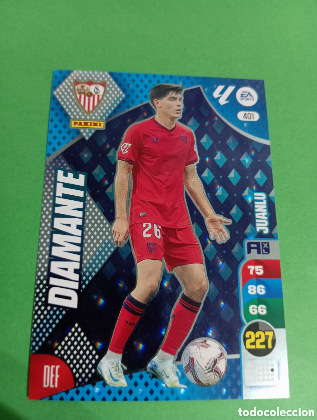 Trading cards: Juanlu Sevilla DIAMANTE n&deg;401 / PANINI ADRENALYN XL LA LIGA 2024/2025