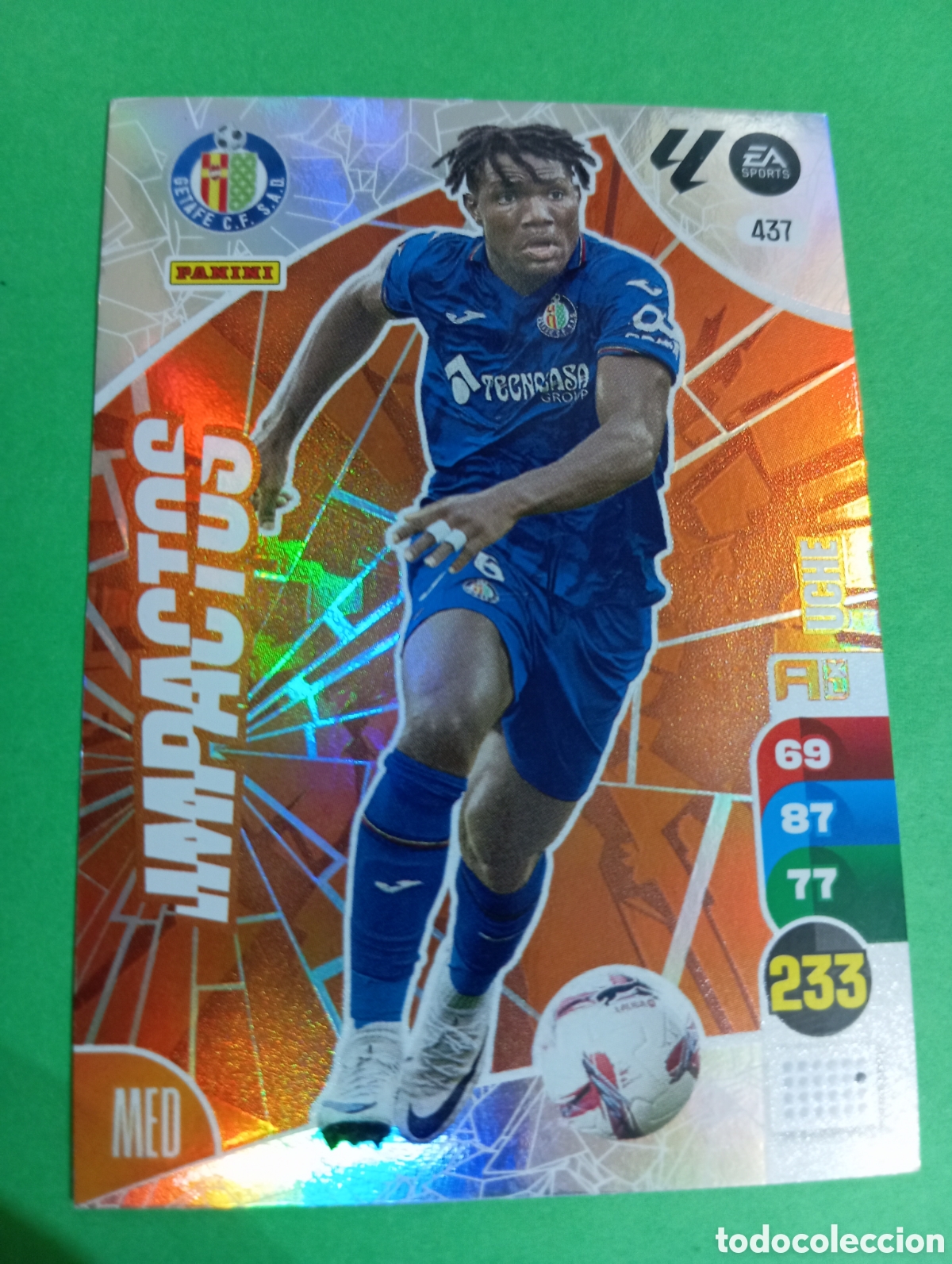Trading cards: Uche Getafe IMPACTOS n&deg;437 / PANINI ADRENALYN XL LA LIGA 2024/2025