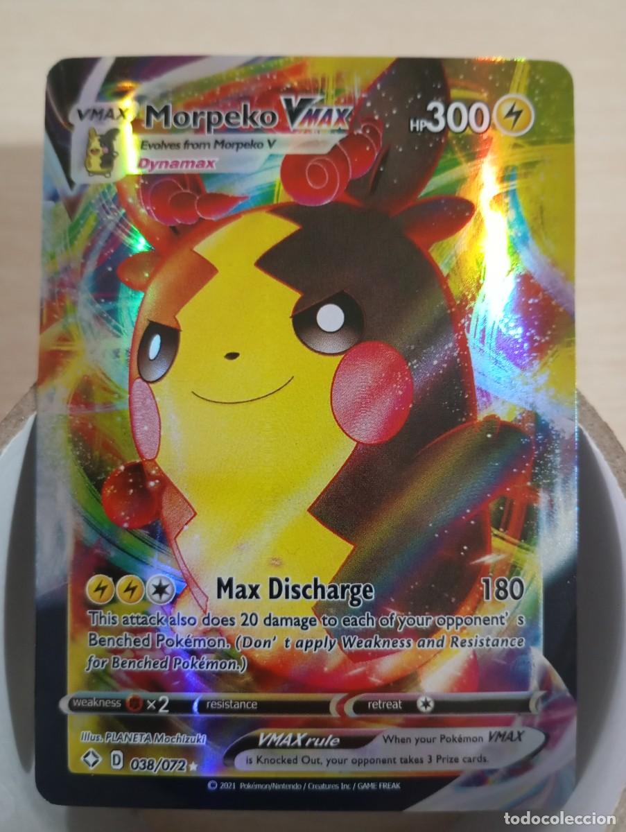 Trading cards: Carta Pok&eacute;mon Morpeko VMAX Holo Proxy