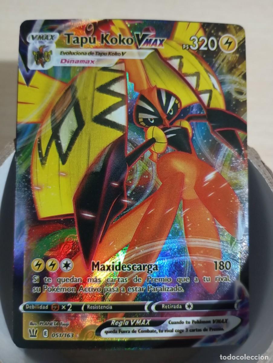 Trading cards: Carta Pok&eacute;mon Tapu Koko VMAX Holo Proxy