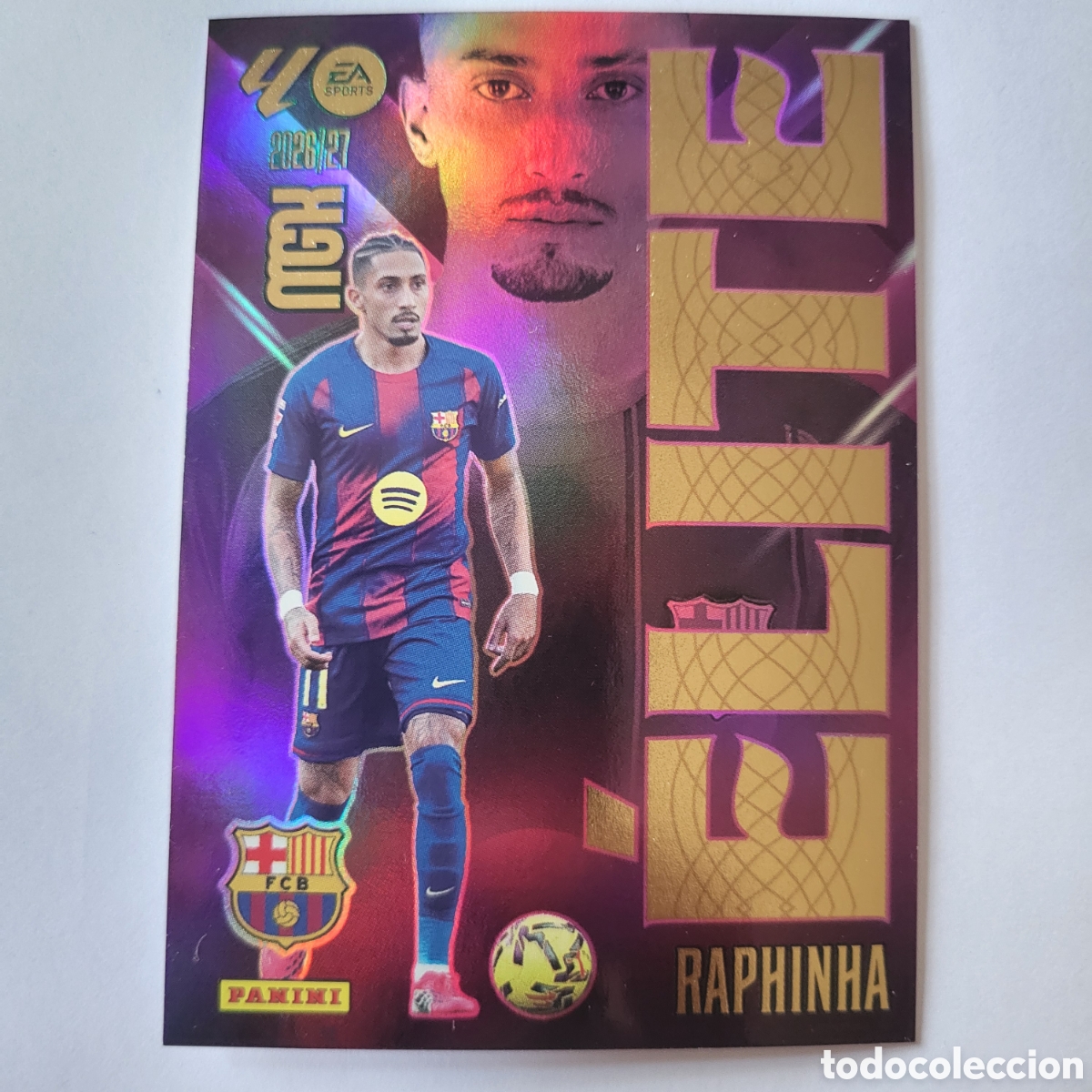 Trading cards: 16 Raphinha Elite / Megacracks 2026