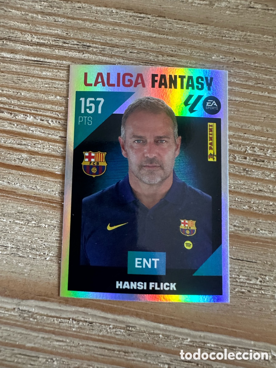 Trading cards: HANSI FLICK FC BARCELONA LALIGA FANTASY 1 LIGA ESTE 2026-27 26 27 PANINI