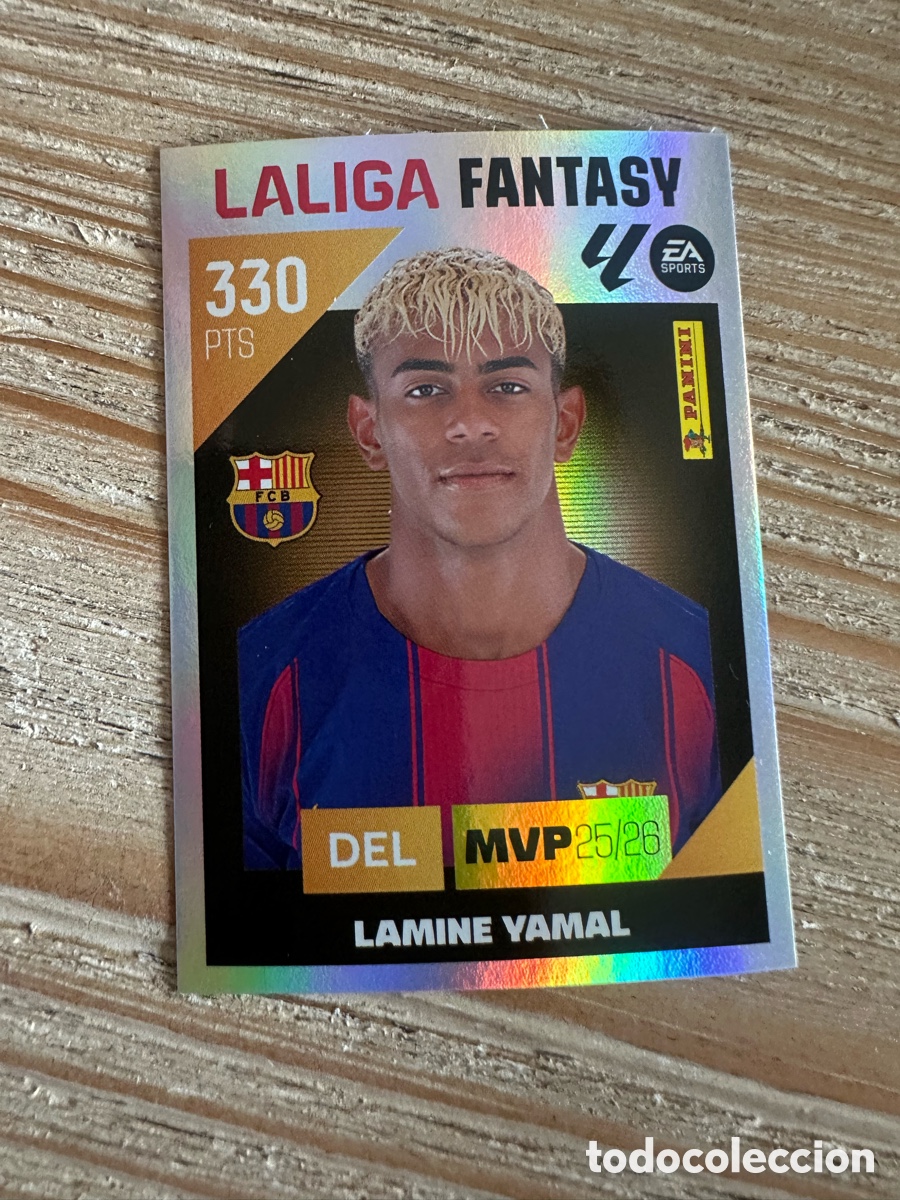 Trading cards: LAMINE YAMAL FC BARCELONA LALIGA FANTASY 5 LIGA ESTE 2026-27 26 27 PANINI