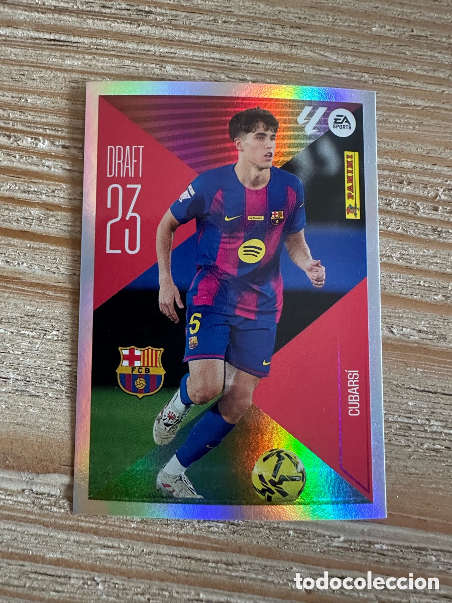 Trading cards: CUBARSI FC BARCELONA 6 DRAFT 23 LIGA ESTE 2026-27 26 27 PANINI
