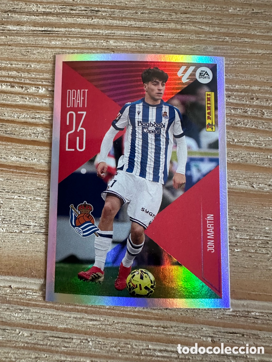Trading cards: JON MARTIN REAL SOCIEDAD 13 DRAFT 23 LIGA ESTE 2026-27 26 27 PANINI
