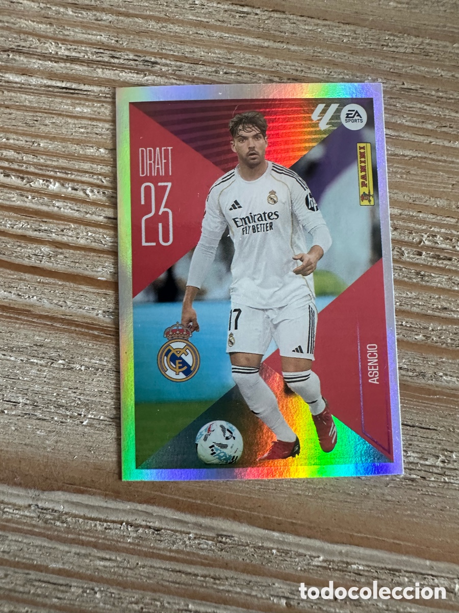 Cartes &agrave; &Eacute;changer: ASENCIO REAL MADRID 1 DRAFT 23 LIGA ESTE 2026-27 26 27 PANINI