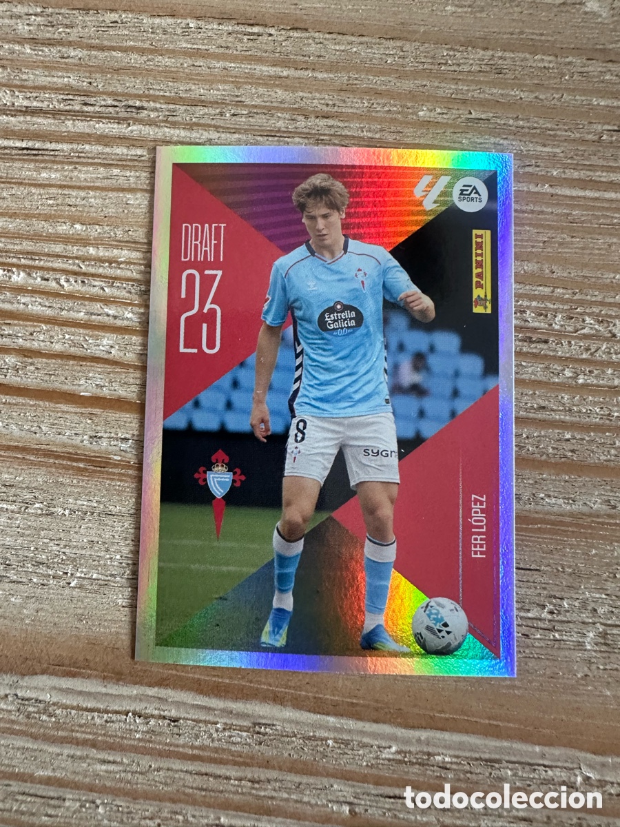 Trading cards: FER LOPEZ CELTA 7 DRAFT 23 LIGA ESTE 2026-27 26 27 PANINI